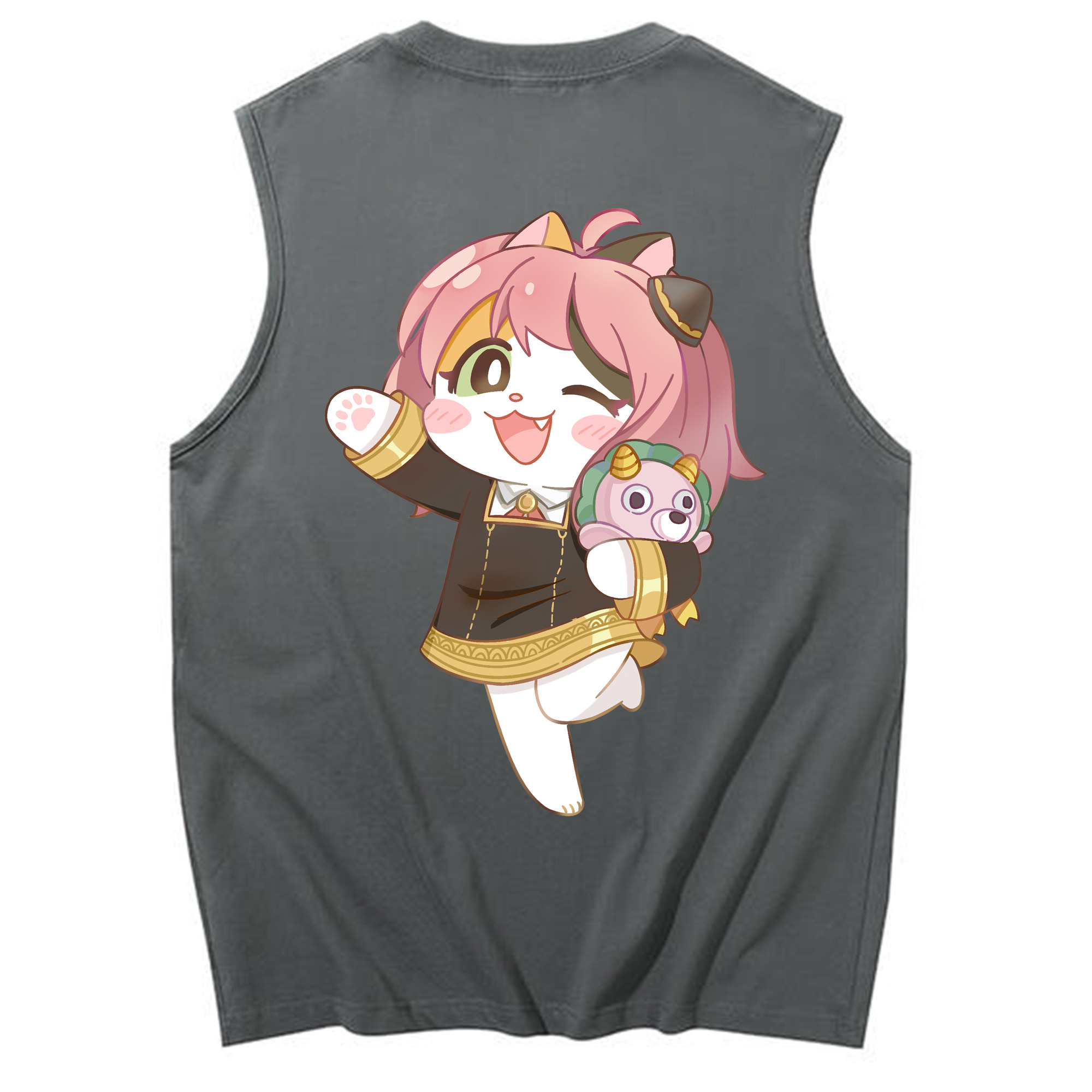 （画像用） SPY×FAMILY间谍家家酒 コットン100％タンクトップ（背面プリント）